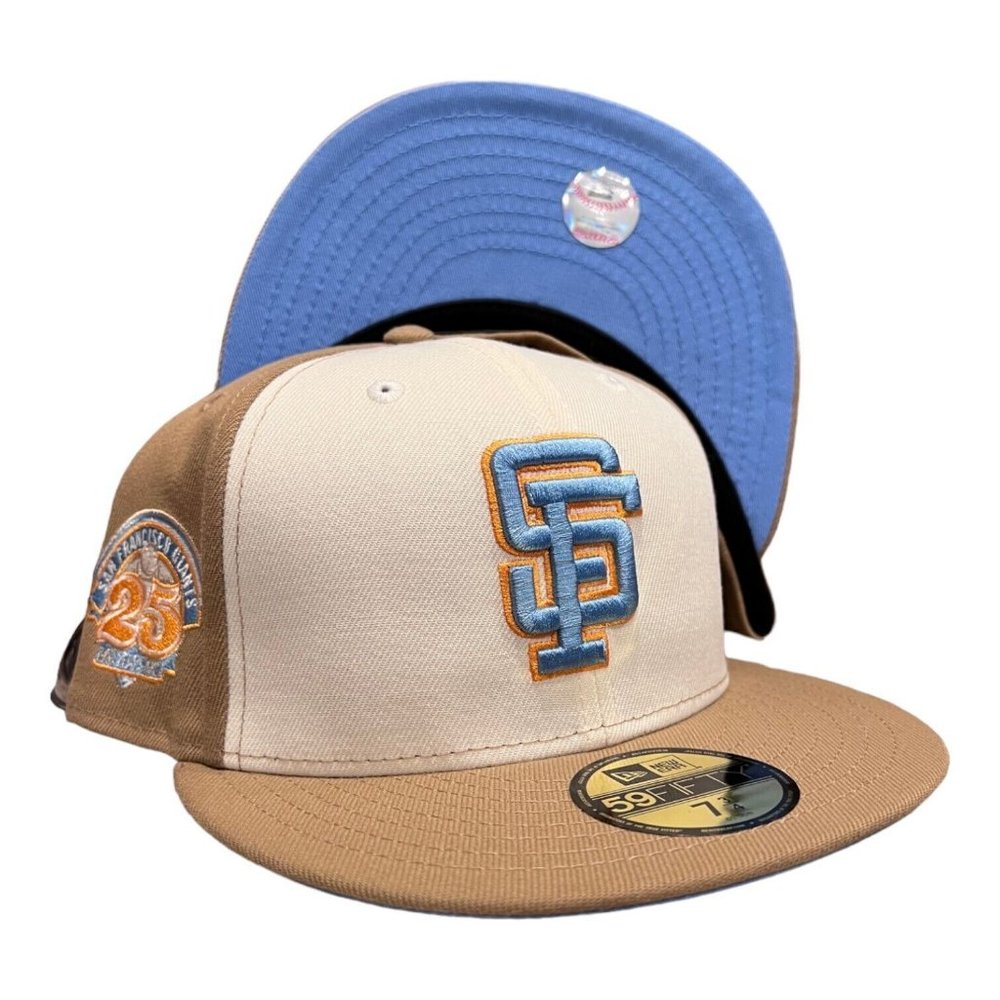 New Era San Francisco Giants 59FIFTY Fitted Hat 25 Year Anniversary Patch